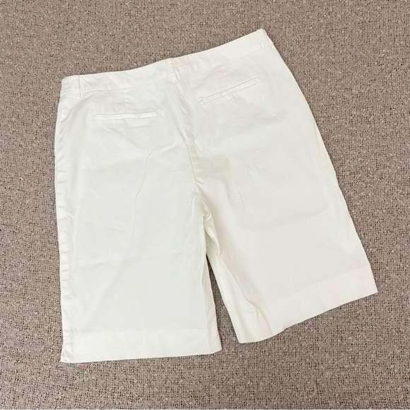 Jones NY White Cotton Shorts - Picture 5 of 9